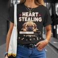 Corazón Bullmastiff Perro Divertido Regalo Bullmastiff Cachorro Camiseta unisex Regalos para ella