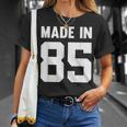 Cumpleaños Motivo Número Nacido Año 1985 Camiseta unisex Regalos para ella