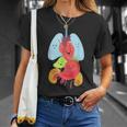 Cute Anatomy Internal Organs Body Tシャツ 彼女への贈り物