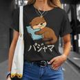 Cute Kawaii Otter Pajama かわいいカワウソのパジャマ Tシャツ 彼女への贈り物