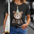 Dada Teddy Bear 1St Birthday Boy Girl Family Matching Party T-Shirt Gifts for Her