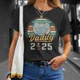 Daddy 2025 、初めてのパパ、初めての父の日 Tシャツ 彼女への贈り物