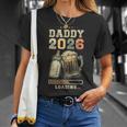 Daddy 2026 Loading Paternità Papà In Attesa Maglietta Regalos para ella