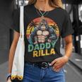 Daddy Rilla Gorilla Dad 父の日ギフト お父さんへのギフト Tシャツ 彼女への贈り物