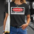 Danger Man Cooking Bbqign Tシャツ 彼女への贈り物