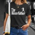 Divertida Del Padre Del Boxeo Del Padre Del Boxeador Camiseta unisex Regalos para ella