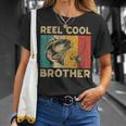 Father's Day Present Fishing Reel Cool Brother T-Shirt Gifts for Her