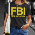 Fbi – 連邦戦利品検査官xオンリーラブデートファンアイロニー Tシャツ 彼女への贈り物