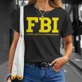 Fbi連邦捜査官事務所両面 Tシャツ 彼女への贈り物