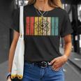 Física Ciencia Natural Retro-Vintage Electrón Neutrón Átomos Camiseta unisex Regalos para ella