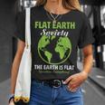 Flat Earthociety Flat Earther Conspiracy Theory Tシャツ 彼女への贈り物