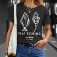 Flatfishing ヒラメ マゴチ 釣り Tシャツ 彼女への贈り物