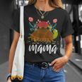 Floral Turtle Mom & Baby Mama Animal Mother's Day Turtles T-Shirt Gifts for Her
