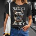 Frenchie Daddyフレンチー パパ 父の日 フレンチブルドッグ Tシャツ 彼女への贈り物