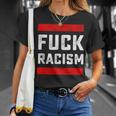 Fuck Racism 反人種差別者 Tシャツ 彼女への贈り物