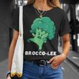 Brocco-Lee Punegetable Love ブロッコリー ビーガンダイエット Tシャツ 彼女への贈り物