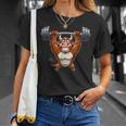 Bull ワークアウト バーベル 牛 フィットネス Tシャツ 彼女への贈り物