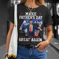 Donald Trump Make Father's Day Great Again Papa T-Shirt Gifts for Her