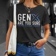 Generation X ユーモア 60年代 70年代 Gen-Xers 皮肉なジェネレーションx Tシャツ 彼女への贈り物