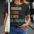Italian First Name Giordano Tシャツ 彼女への贈り物