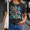 Oiia Oiia 回転する猫 ミーム 面白い ブレイン エセル スペース Tシャツ 彼女への贈り物