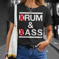 Rum And Ass Lovers Drum & Bass パロディ 皮肉なスローガン Tシャツ 彼女への贈り物