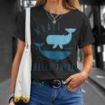 Whale Pun クジラ Hello There Hello Dort ファニークジラ Tシャツ 彼女への贈り物