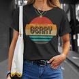 Gerry 名称 レトロ・ヴィンテージ・サンセット 限定版 Tシャツ 彼女への贈り物