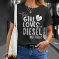 Girl Loves Diesel メカニックシャツ 面白いバレンタインデーギフト Tシャツ 彼女への贈り物
