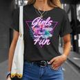 Girls Just Wanna Have Fun 1980S Eighties Costume Party Tシャツ 彼女への贈り物