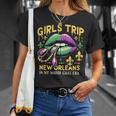 Girls Trip New Orleans In My Mardi Gras Era リップ 楽しいノベルティ Tシャツ 彼女への贈り物