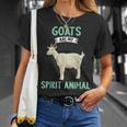 Goats Are Mypirit 動物ヤギ Tシャツ 彼女への贈り物