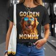 Golden Mommyゴールデン・ママ 母の日 ゴールデンレトリバー・ママ Tシャツ 彼女への贈り物
