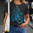 Gorilla サイクリング 自転車 クール モンキー おもしろい 動物 バイク Tシャツ 彼女への贈り物