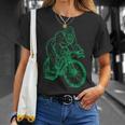 Gorilla ライディングバイク おもしろモンキー クール 動物 サイクリング 自転車 Tシャツ 彼女への贈り物