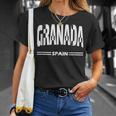 Granada España Ciudad Española En Blanco Camiseta unisex Regalos para ella
