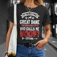 Great Dane Gentle Dog Woof Mom German Mastiff Mother's Day T-Shirt Gifts for Her