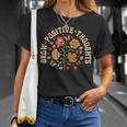 Grow Positive Thoughts Flower T-Shirt Gifts for Her