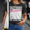 Guest Book Bride Jga Stag Night S T-Shirt Geschenke für Sie