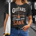 Guitars Keep Meane Pun Guitarists アコースティックギター Tシャツ 彼女への贈り物