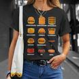 Ham Burgers Hamhamham Burburbur ハンバーガー大学 Tシャツ 彼女への贈り物
