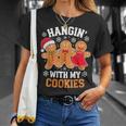 Hangin With My Cookie シャツ メンズ レディース ジンジャーブレッド クリスマス Tシャツ 彼女への贈り物