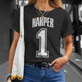 Harpereguidor Número 1 Greatest Fan Camiseta unisex Regalos para ella