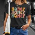 Honey Grandma Groovy Honey Grandmother T-Shirt Gifts for Her