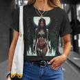 Hot Girl On 男性用 堕天使バトルレディ Tシャツ 彼女への贈り物