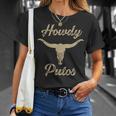 Howdy Putos Bull Skull Country Cowboy Western T-Shirt Gifts for Her