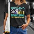 Husband And Wife Bowling Partners For Life おもしろボーリング Tシャツ 彼女への贈り物