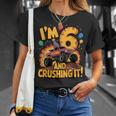 I'm 6 And Crushing It モンスタートラック 誕生日 Tシャツ 彼女への贈り物