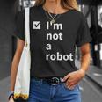 I'm Not A Robot Ai 人工知能ゲーマー Tシャツ 彼女への贈り物