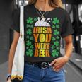 Irish You Were Beer 聖パトリックの日 ビアマグ 面白い Tシャツ 彼女への贈り物